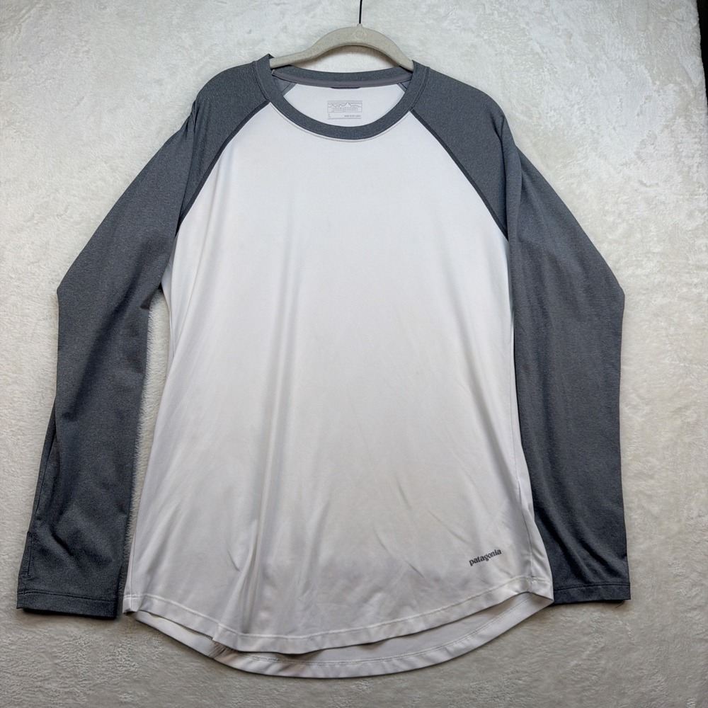 Patagonia Sun Shirt Womens L Capilene Daily Fishing Hiking Long Sleeve Pocket